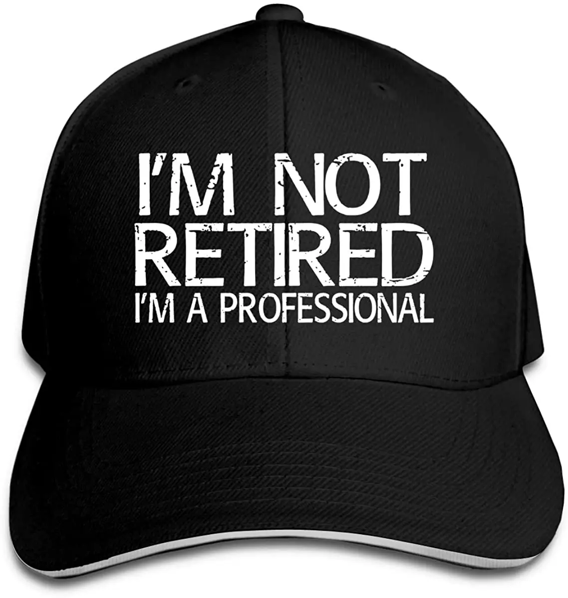 

I'm Not Retired I'm A Professional Men Cotton Classic Baseball Cap Adjustable Size