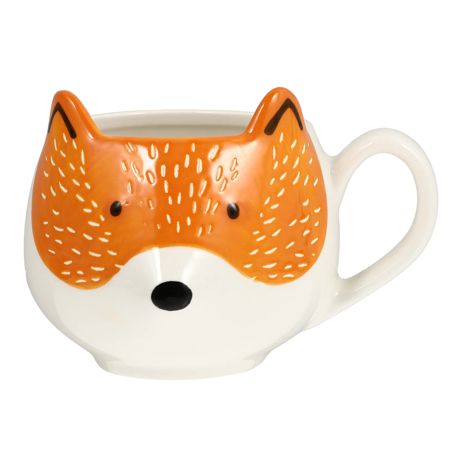 

Cup Coffee Mug Drinkingmugswater Ceramicwith Handle Animal Tea Shape Fox Design