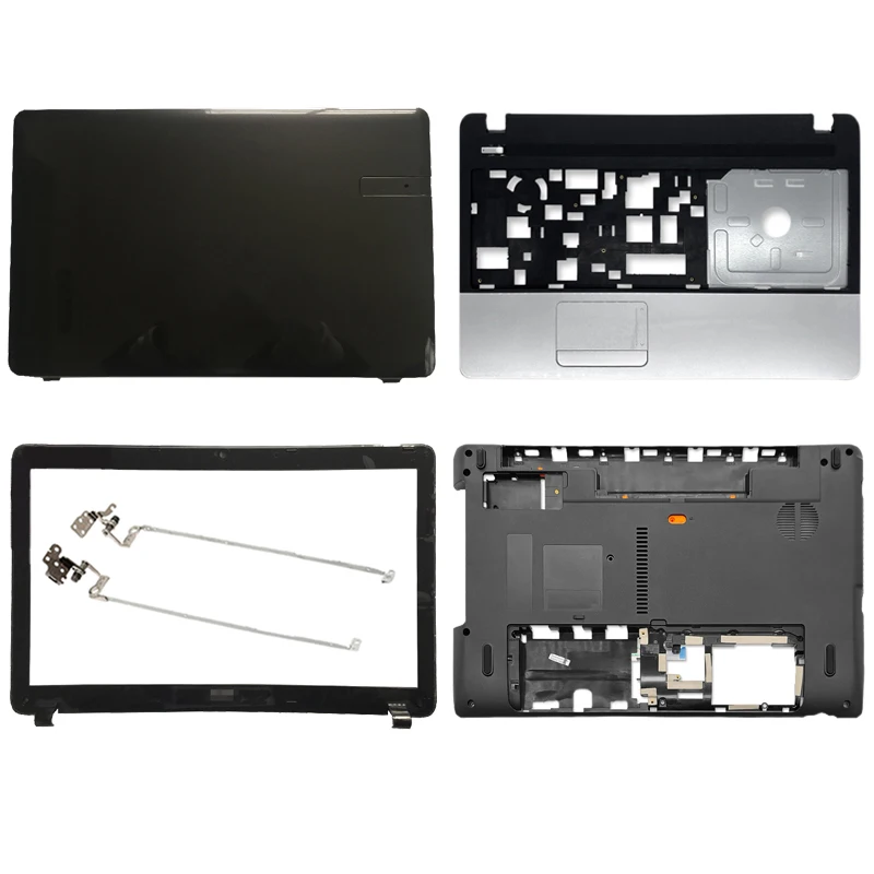 

New Laptop LCD Back Cover/Front Bezel/Palmrest/Bottom Case/Hinges For Acer Aspire E1-571 E1-571G E1-521 E1-531 E1-531G E1-521G