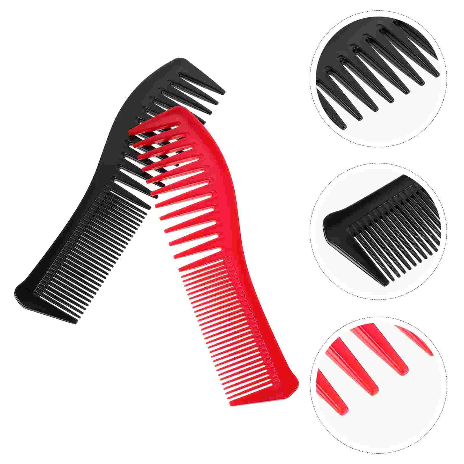 

2pcs Curly Hair Hair Styling Wide Teeth Combs Hair Combs Teeth Hair Combs
