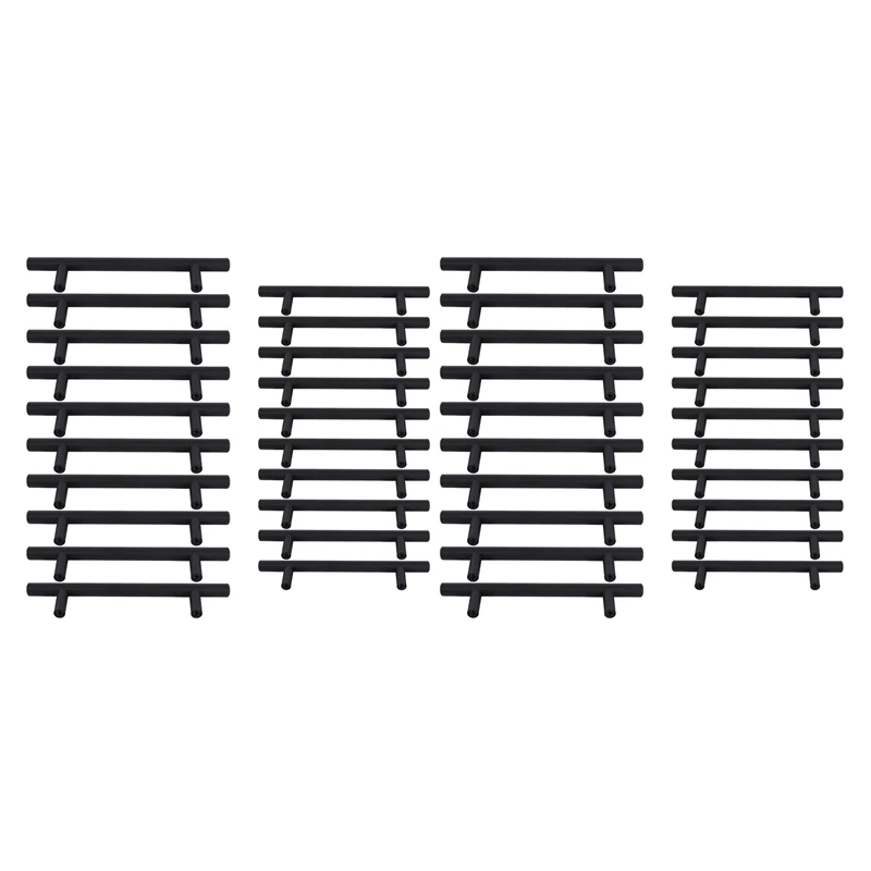 

Лидер продаж, дверные ручки 40 шт., квадратные ручки шкафа, ручки ящика, нержавеющая сталь, аксессуары для мебели