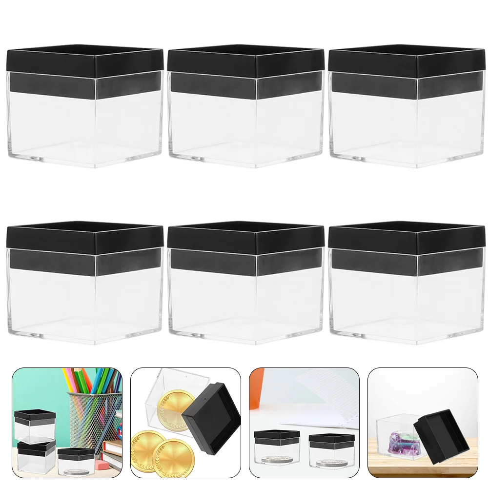 

Display Box Cube Clear Case Acrylic Specimen Figures Toy Showcase Container Cases Versatileholderplastics Riser Countertop