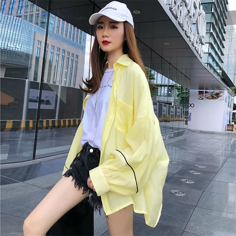 Women Embroidered Sun Protection Clothing 2022 Summer New Female Windbreaker Anti-ultraviolet Fashion Loose Mid-length Coat