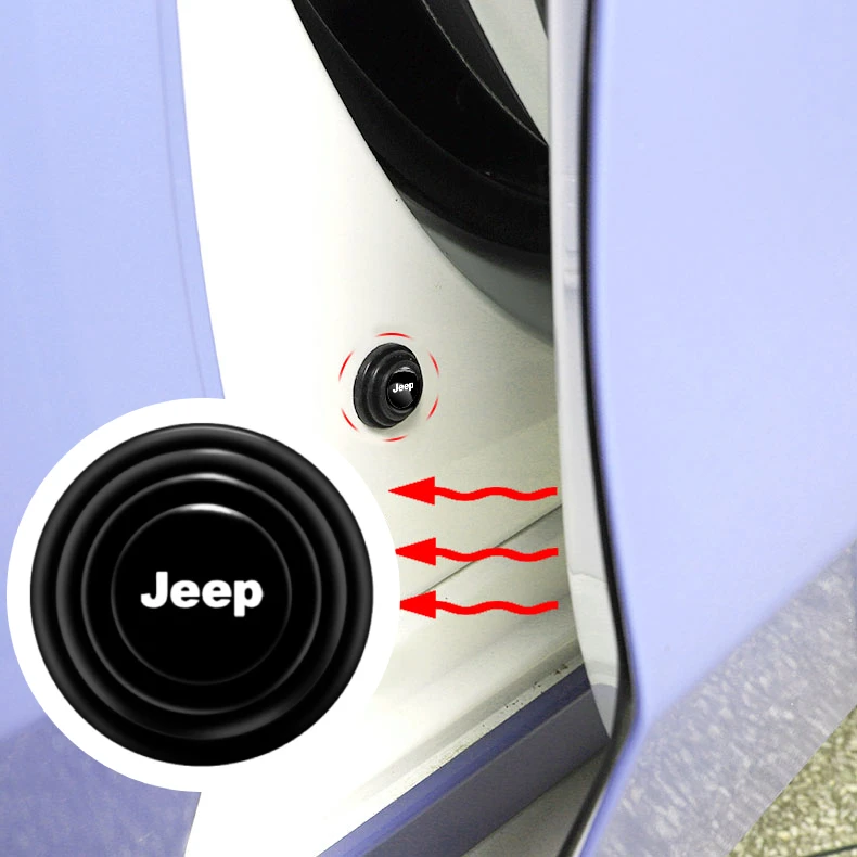 

4PCS Car Door Sound Damping Shock Pad Is Suitable AUTO MOBILE SPARE PARTS BOOT For Jeep Anti-Collision Cushion Parts