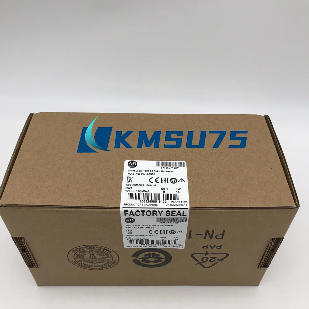 

Новый заводской герметичный контроллер AB 1766-L32BWAA SER B микрологиx 1400 32 Point