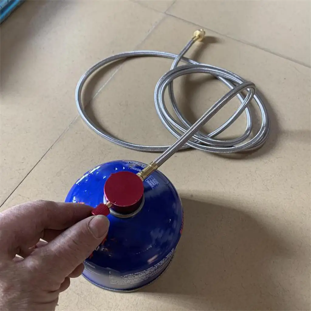 

Gas Refill Adapter Burner Hose Tank Connector Cooking Accessories