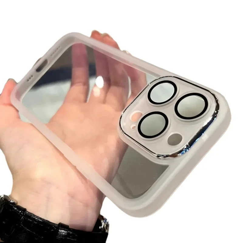 Чехол для телефона подходит IPhone 16 15 14 13 Pro Max ультратонкий гальванический чехол IPone