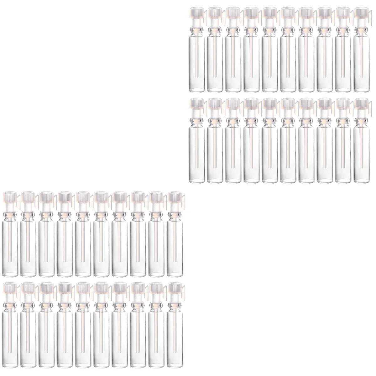 

Дорожные флаконы для парфюма, портативные стеклянные пустые флаконы для женщин, 100 шт.
