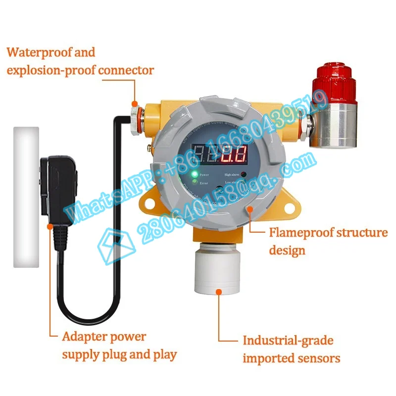 In Stock Catalytic combustion sensor gas station ch4 Combustible gas detector Remote control multi gas detector enlarge