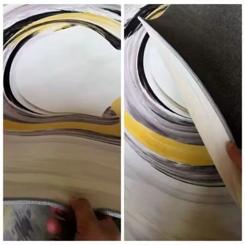 Круглый ковер в скандинавском стиле