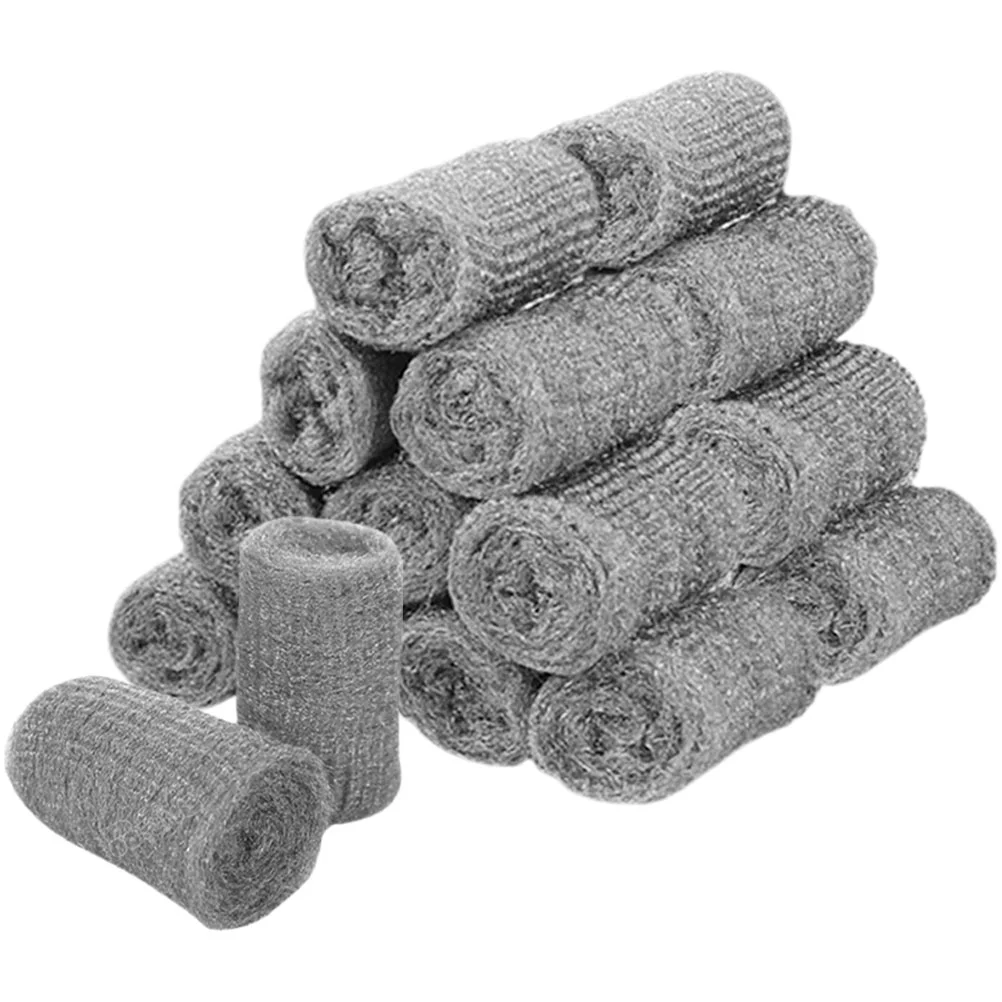 

36 Pcs Steel Wool Hole Filler Fiber Filling Stuffing For Holes Rodent Barrier Wall Cover Wire Mouse Animals