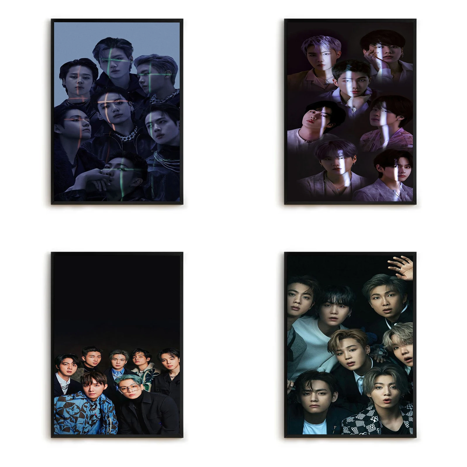 Корейская поп-музыка мужской постер холст настенная художественная роспись