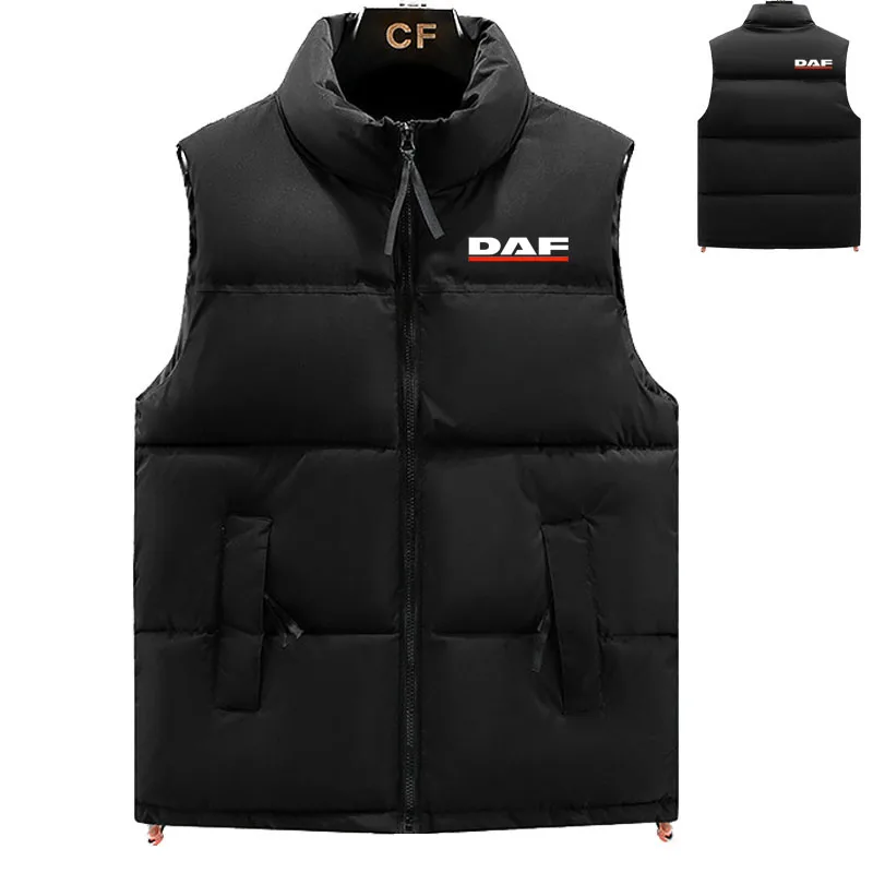 Мужской пуховик Truck DAF зимняя утепленная куртка из хлопка жилет контрастных