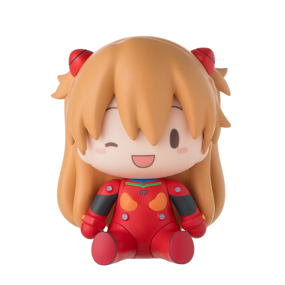 Фото Оригинальный S-FIRE Fuwa Petit Evangelion Shin Gekijouban Soryu Asuka Langrey (Plug Suit) Фигурка 8 см Q версия Коллекционная игрушка №4