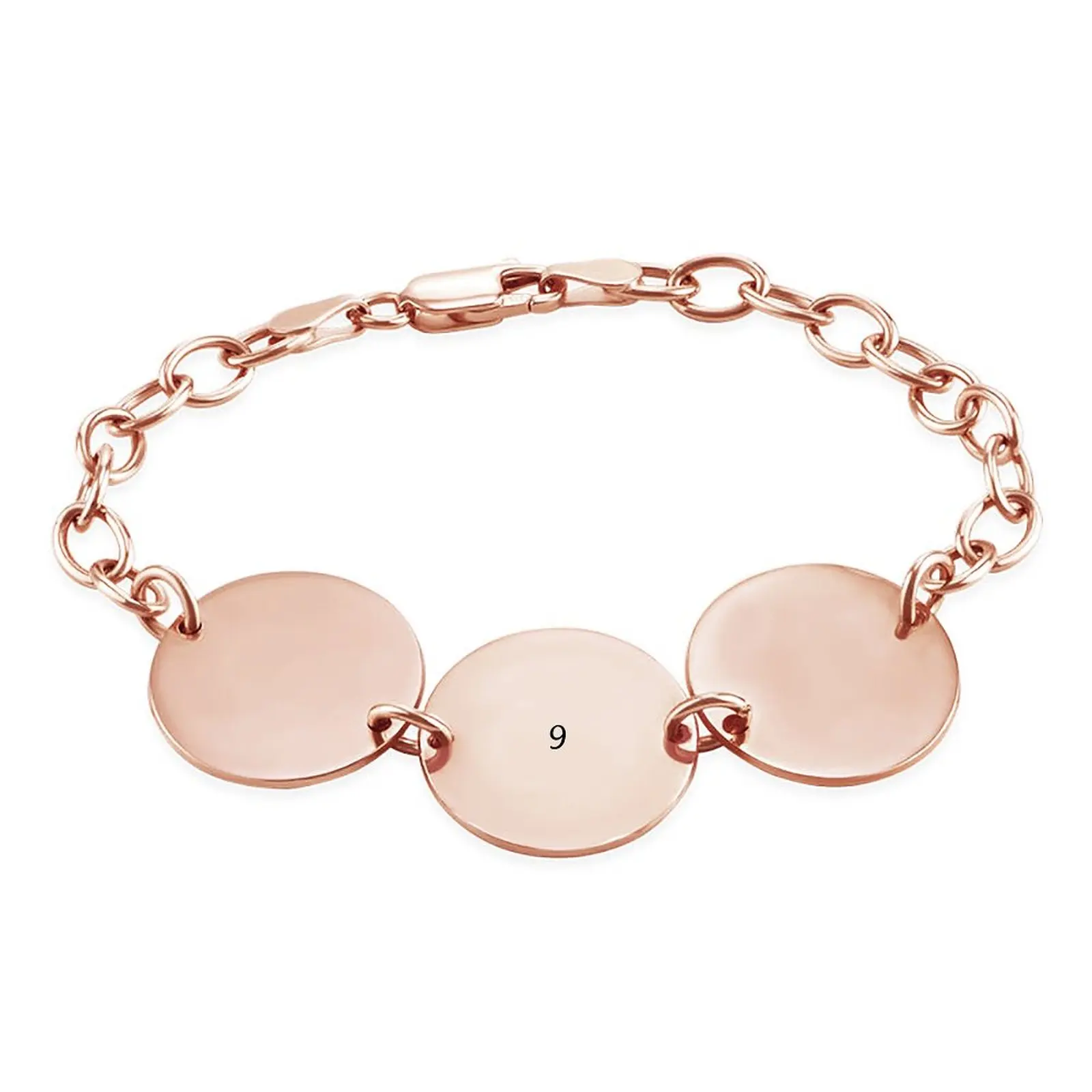 

Disc Bracelet Couple Personalized Customization Bracelet Women's Bracelet Simple and Generous Bracelet Private Customization