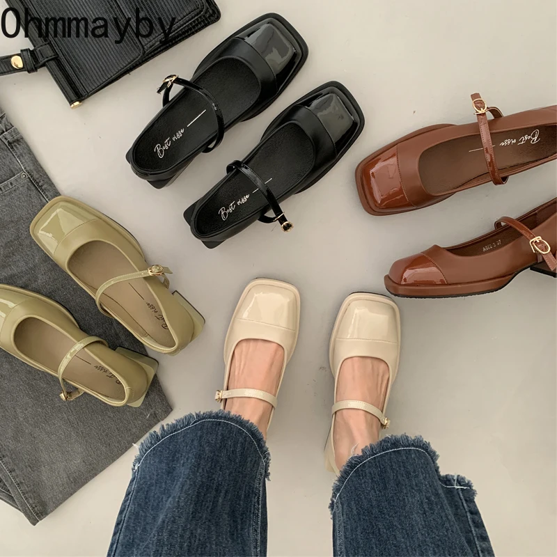 

Женские туфли с ремешком на пятке, на низком каблуке