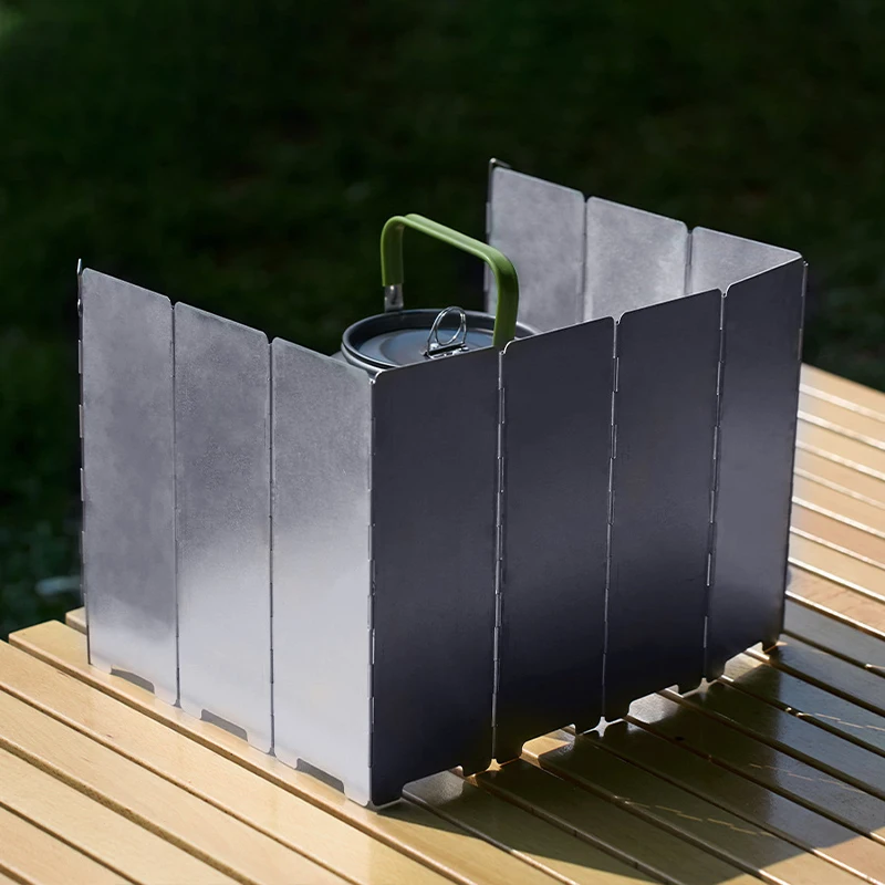 8/10 пластин ветровое стекло для печи из алюминиевого сплава сверхлегкое складное