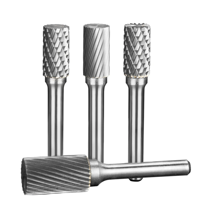 

1Pcs 6-16mm Rotary File Carbide Alloy Single Cut/Double Cut Burr Milling Cutter Column Drill Tools For Metal Mold Grinde