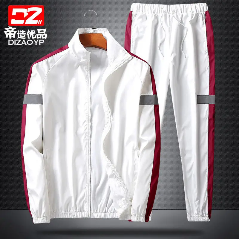 Sportswear men's spring and summer new jacket jacket men's casual sportswear set