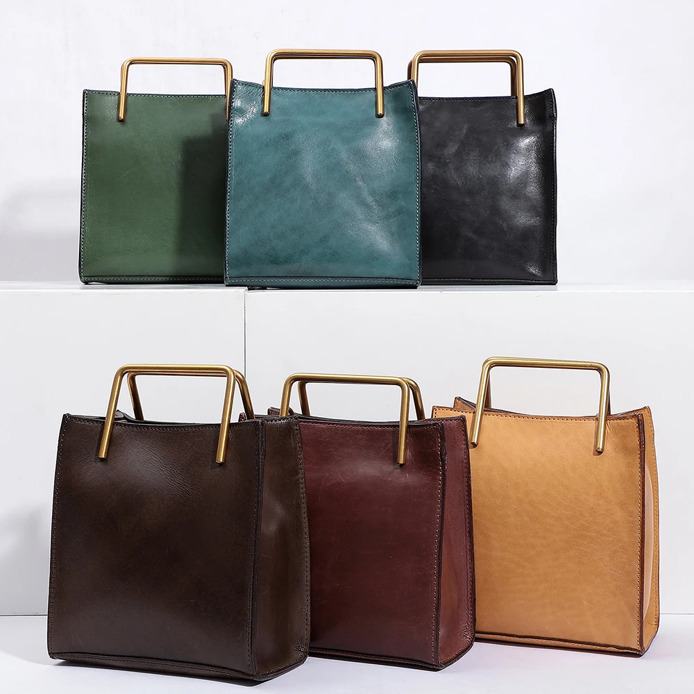 

Женская сумка, новая сумка через плечо, итальянская винтажная сумка ручной работы из растительного дубления