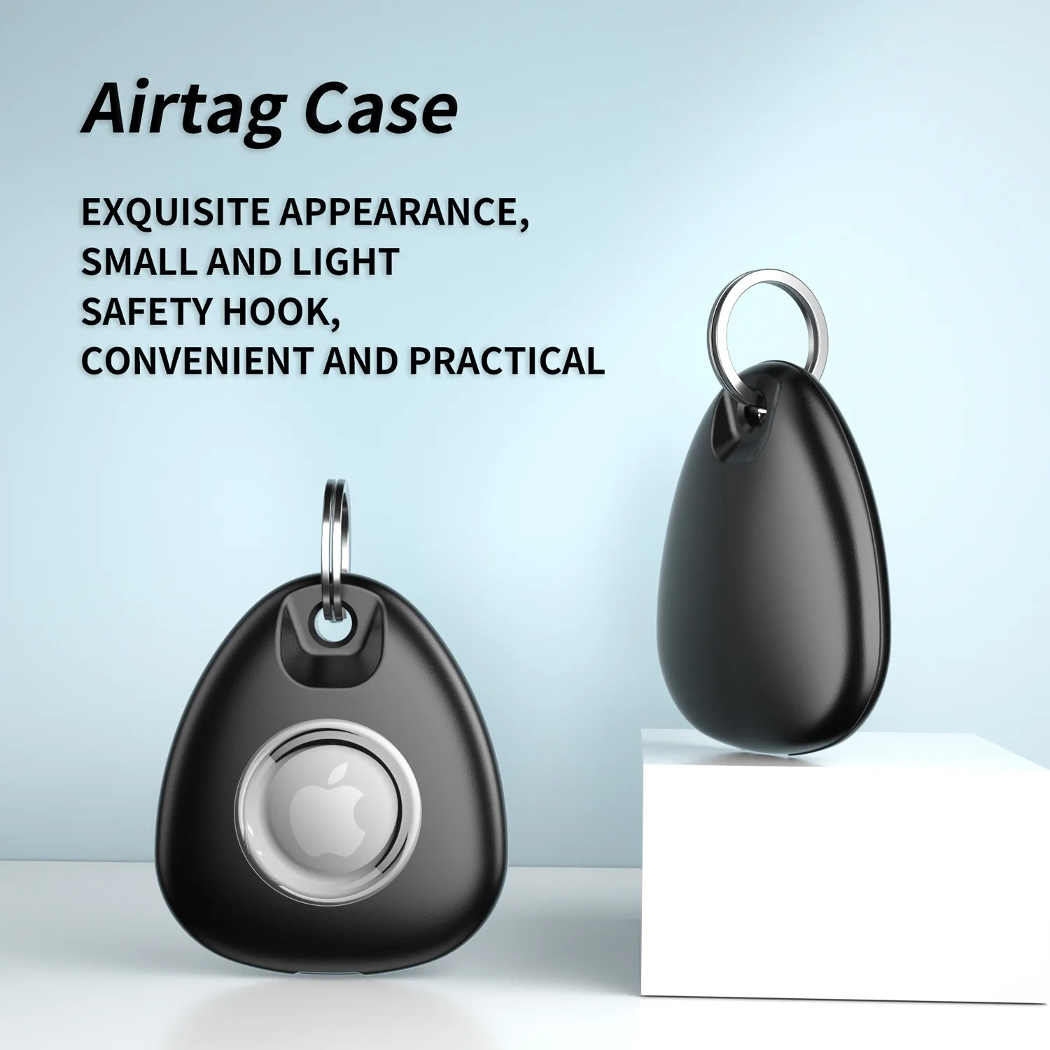 

Чехол для Apple Airtag, силиконовый защитный чехол-брелок с защитой от потери и падения, противоударный чехол для Airtag, аксессуары для ошейника соб...