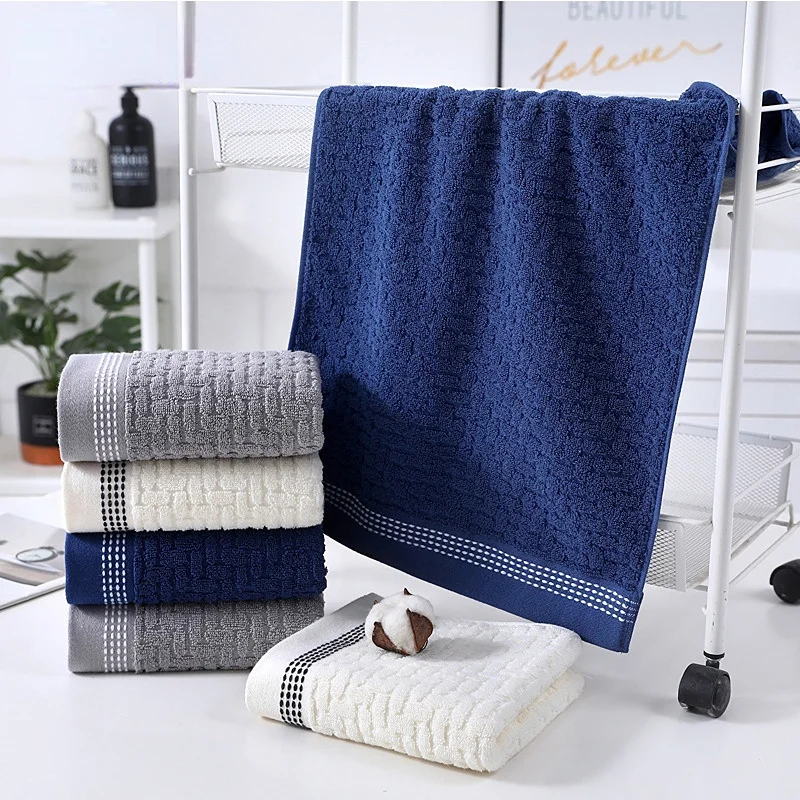 

New High Quality Luxury 100% Cotton Texture Bath Face Towels Set Towel Bathroom Loop Soft and Highly Absorbent Multicolor
