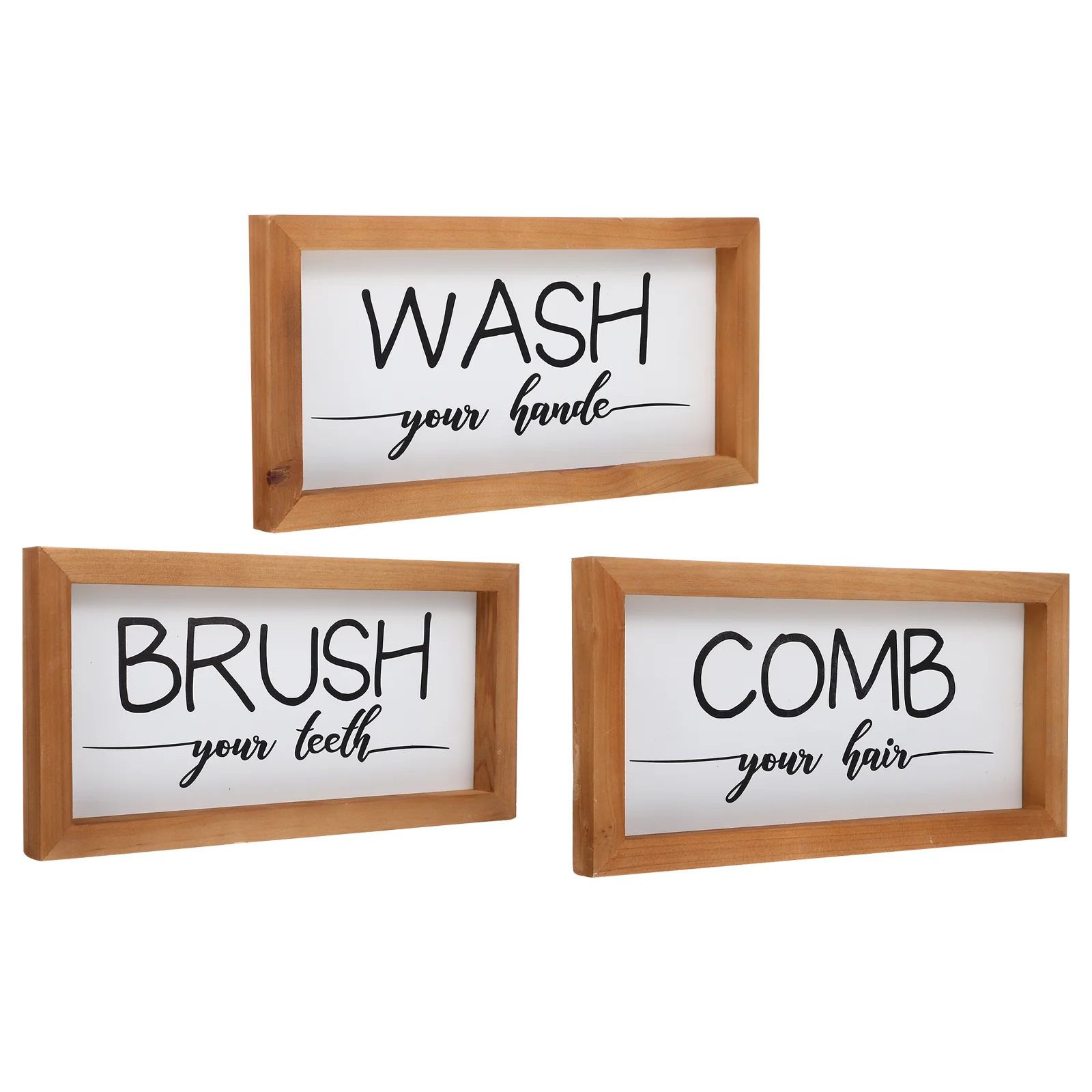 

3 шт., деревянные подвесные тарелки для унитаза