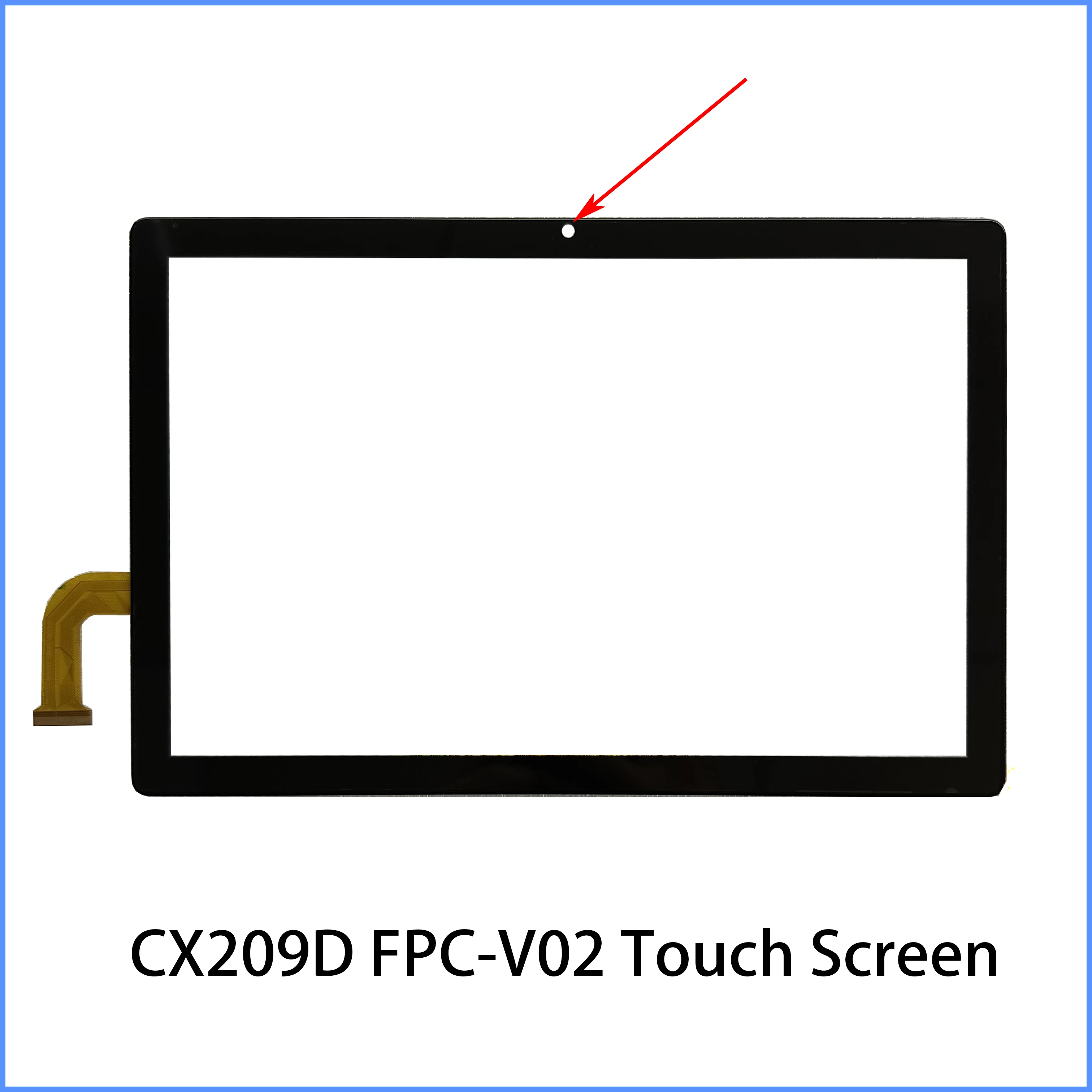 

New Touch 10.1 inch P/N CX209D FPC-V02 Tablet Repair Capacitive Digitizer Touch Panel Sensor CX209D FPC Touch Screen