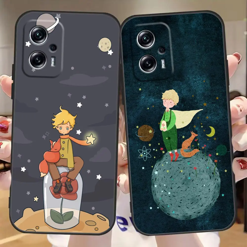 

Cute Art Little Prince Cartoon Phone Case For Redmi Note 11S 11T 11 11E 10 10S 9T 9 9S 8T Pro Plus Cover Fundas Coque Shell Capa