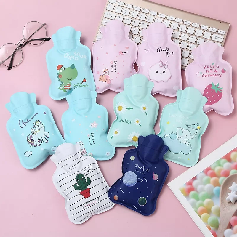 

Cute Hot Water Bottle Warm Belly Treasure Cartoon Warmer Filled Mini Explosion-proof Portable Winter Reusable Hand Warmer