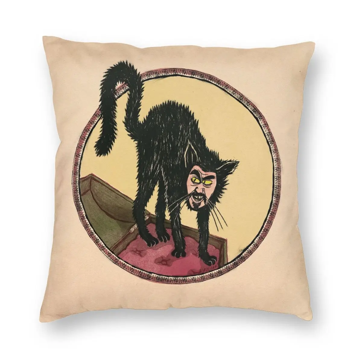 

Catislav Throw Pillow Cushion Decorative Pillows Polyester Pillowcase Home Decoration for Sofa