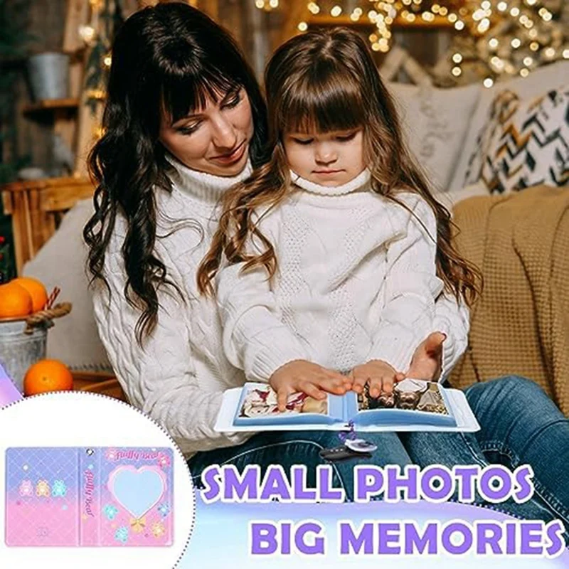 6 шт. 3-дюймовый Kpop переплет для фотокарт мини-фотоальбом держатель фотокарточек с