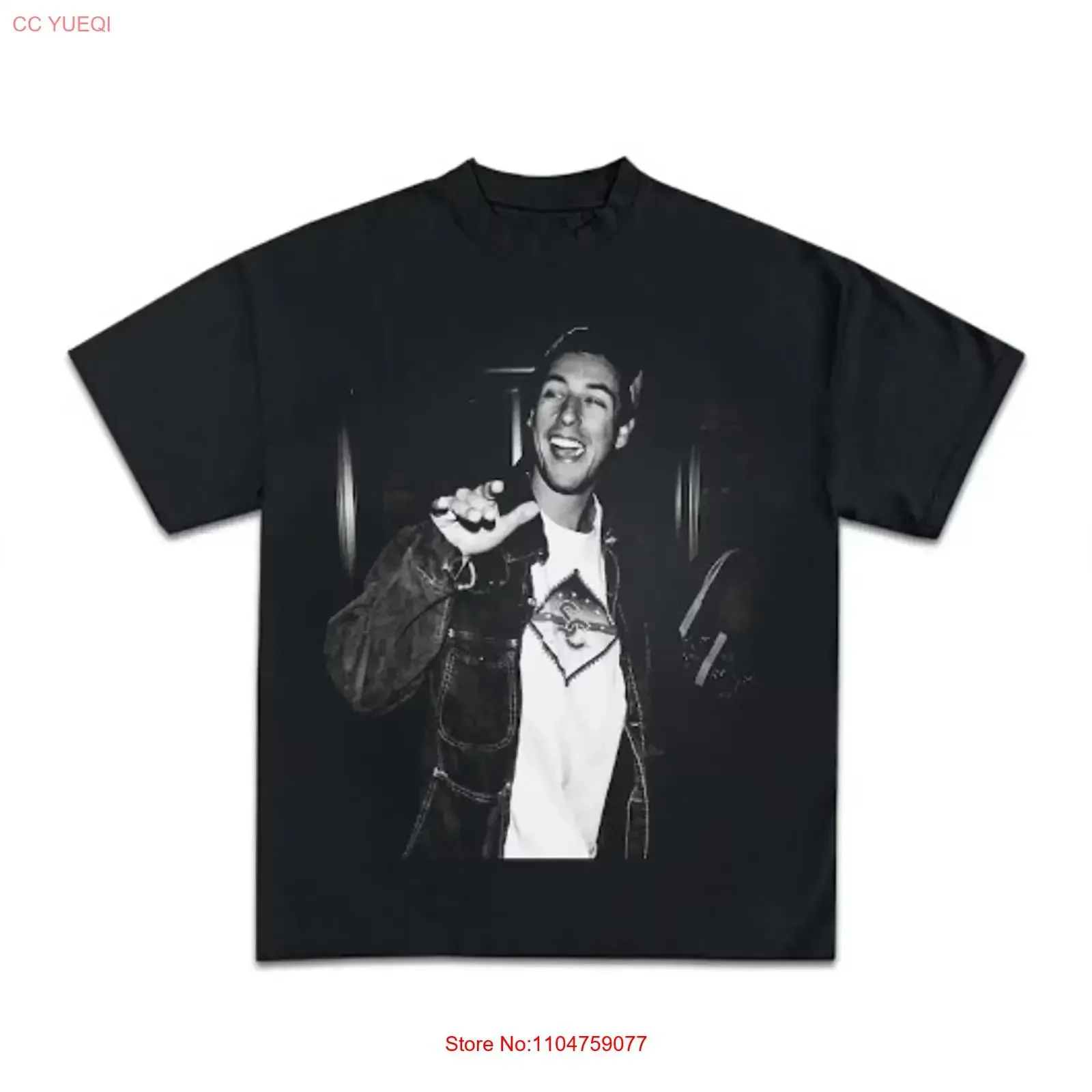 Фото Футболка Adam Sandler Funny T Shirt, мужская, винтажная, из плотной ткани, мягкая, стильная, дышащая, дизайнерская одежда, слегка эластичная. №1