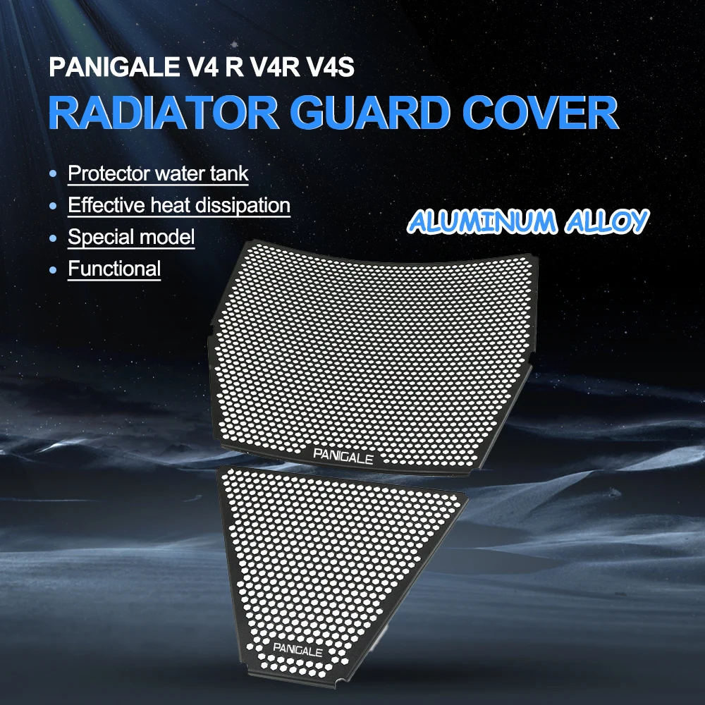 

For Ducati Panigale V4 S Panigale V4 R V4R V4S 2018 2019 2020 2021 Radiator Grille Cover Water Tank Radiator Guard Protection