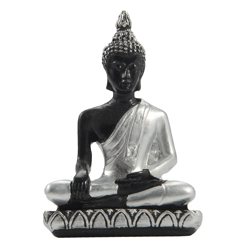 

Статуя Будды из смолы, скульптура ручной работы, Креативные аксессуары для домашнего декора, украшение для дома, статуэтка Будды ручной раб...