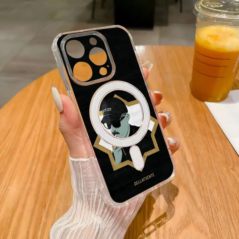 Чехол для телефона Dellafuente F C IPhone 16 15 11 12 13 14 Plus Pro Max Magsafe защитный чехол с магнитной