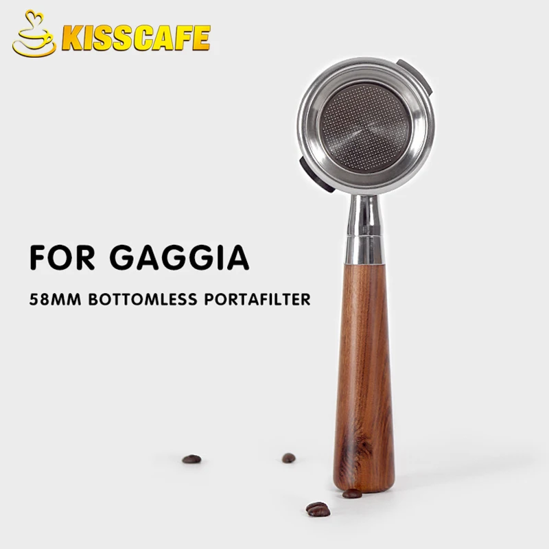 Портативный фильтр для кофе без дна 58 мм Gaggia классический Сменный корзина