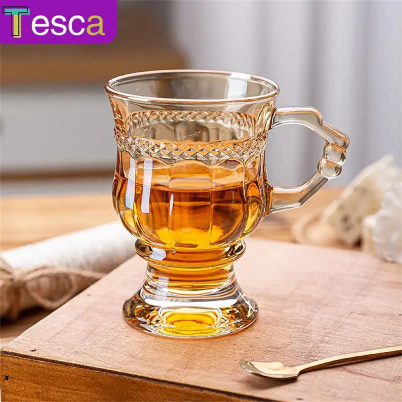 

Gift Cups Mini Wine Cup Drinks Glass Cup Glass Cup Mug French Vintage Amber Mug 120ml Beer Wine Cup Dessert Coffee Cup