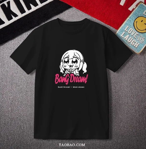 Аниме Bang Dream Toyama Kasumi футболка с короткими рукавами летний карнавальный костюм