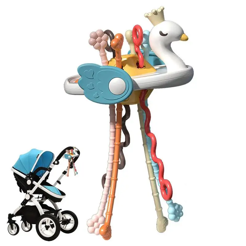 

Developmental Toy Montessori Sensory Toys Baby Toy 1 2 3 Years Pull String Educational Toys For Babies Kids