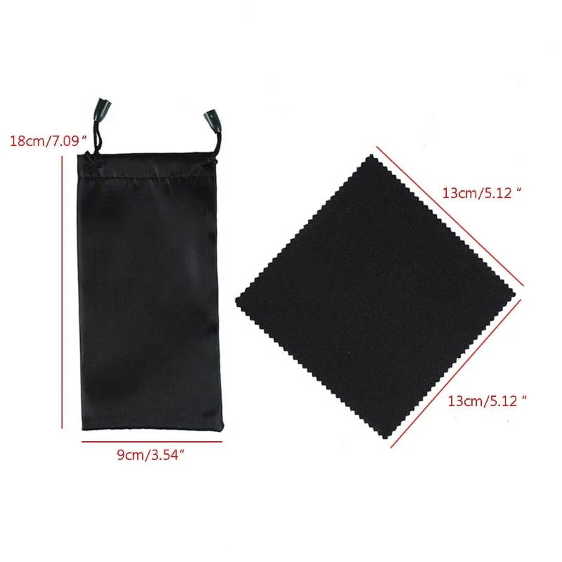 

Dust Storage Pouch Soft Sunglasses Pouch 10x Glasses Carry Bag Glasses Box Tray Soft Flannel Bag Sunglasses Box Travel T21F