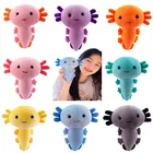Мультяшная плюшевая Axolotl плюшевая игрушка Kawaii Animal Axolotl плюшевая фигурка кукла игрушка мультяшная розовая Axolotl Мягкая кукла подарки