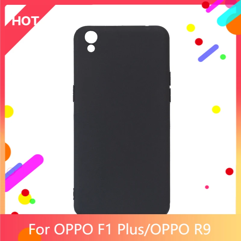 F1 Plus чехол матовый Мягкая силиконовая задняя накладка из ТПУ для OPPO R9 телефона