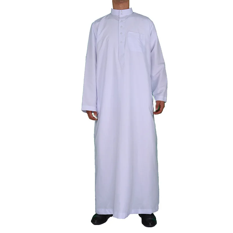 Eid Muslim Men Jubbe Thobe Classical Islamic Arabic Moslem Robe Ramadan Long Female Dress Kaftan Dishdasha Qamis Abayas