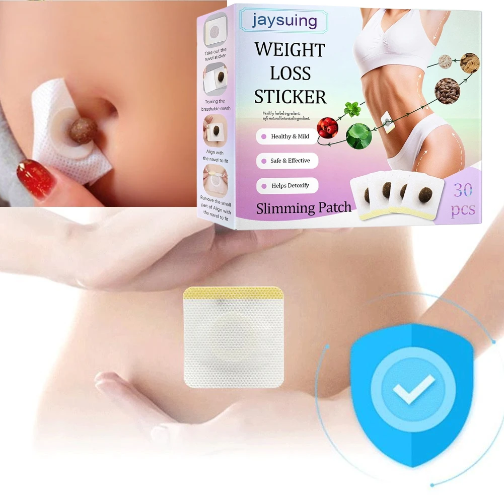 

300PCS Losing Weight Cellulite Fat Burning Patch Navel Sticker Slimming Products Fat Burning Fat Burner Natural Herbs Stick