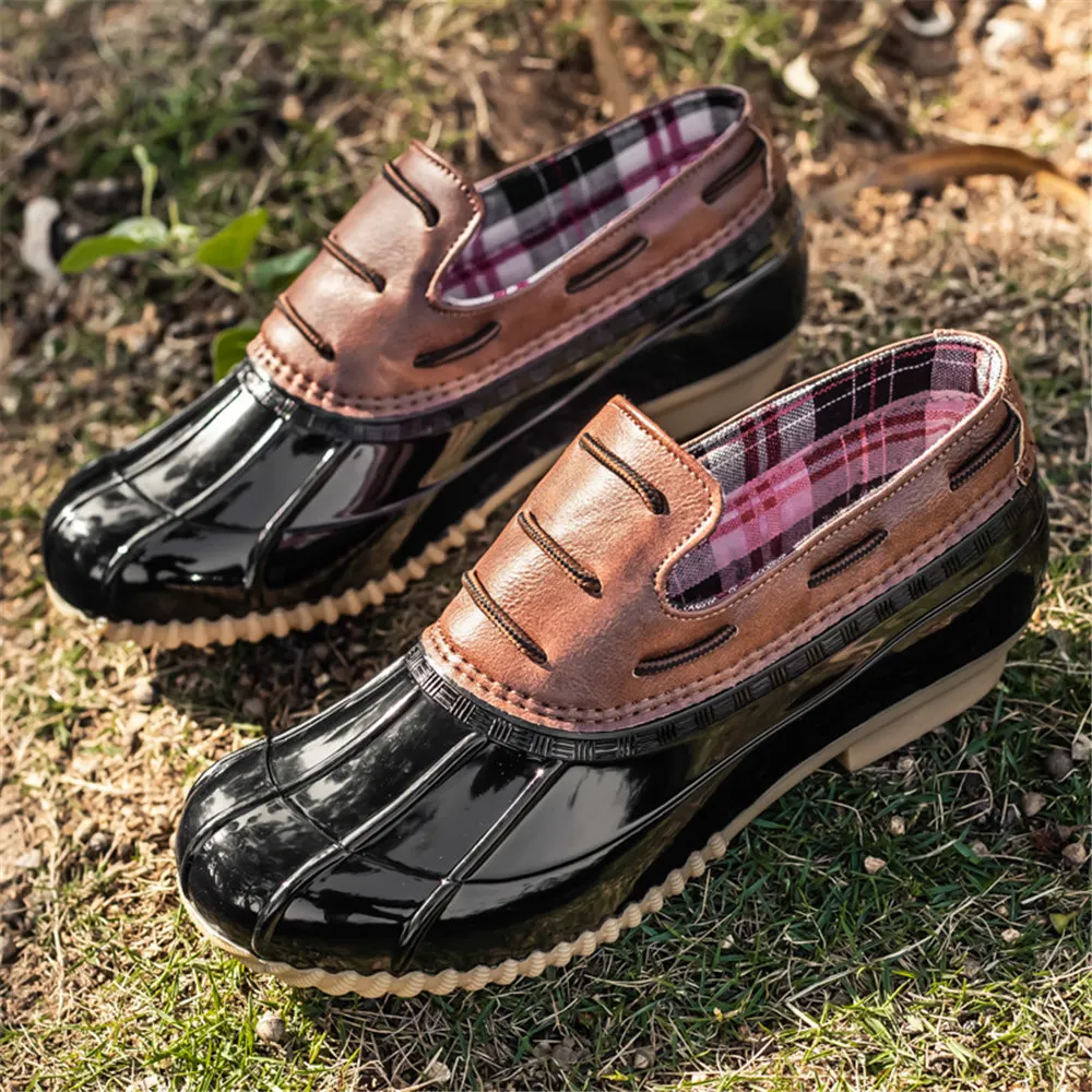 

Mountaineering Duck Hunting Shoes Comfortable Mesh Ladies Shoes Wedges Chunky Women Sneakers Casual Outdoor Hiking Rain Boots