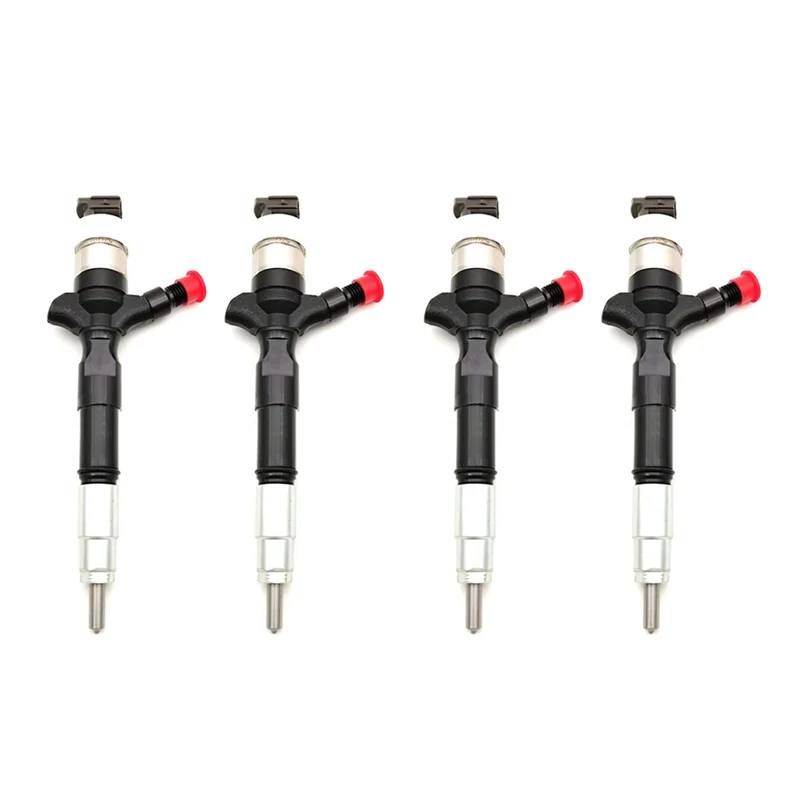 

4Pcs 23670-30300 Diesel Fuel Injector 095000-7761 7760 for Toyota Hilux Hiace Engine Common Rail Injector Nozzle