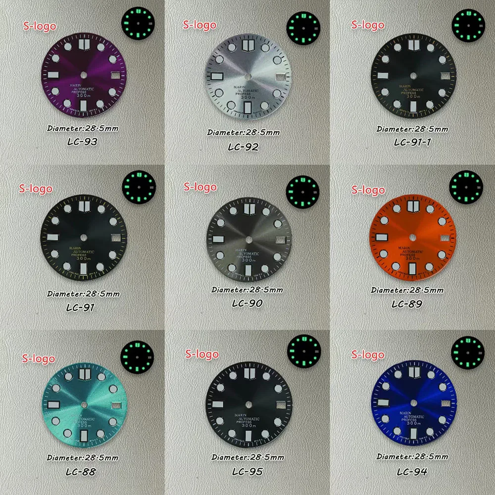 Высококачественный циферблат Sunray 28 5 мм подходит для механизма NH35/NH36 заводная