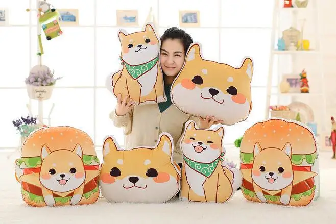 Симпатичная плюшевая игрушка Candice guo мультяшное животное щенок гамбургер