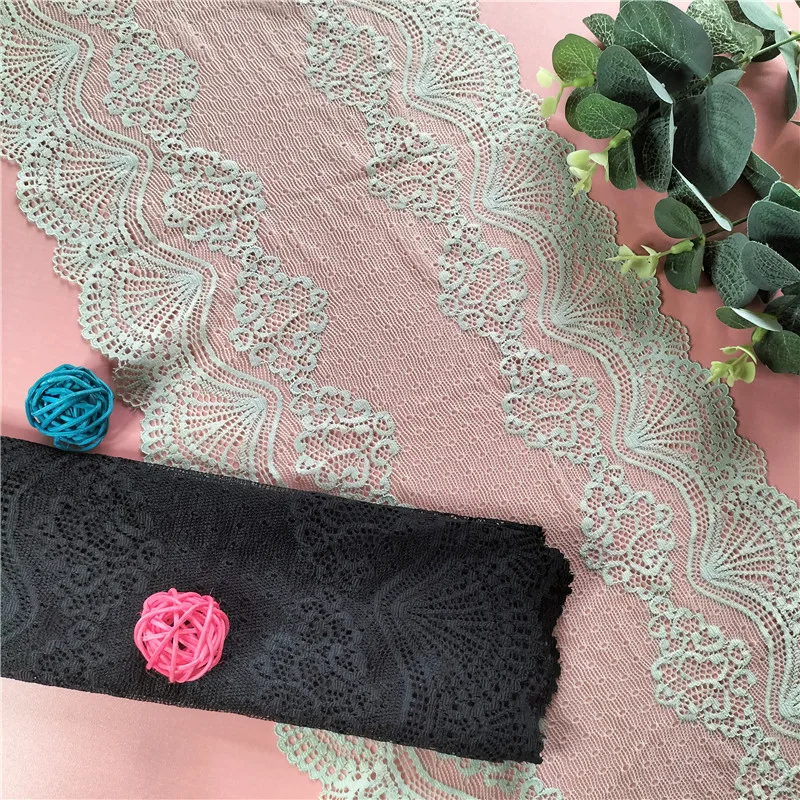 

2023 21CM E1094-1 Nigerian Lace Thin Scallop Lace Jacket Jeans Underwear Skintight Scarf Doll